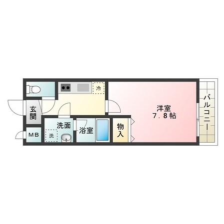 フジパレス堺鳳東Ⅱ番館の物件間取画像